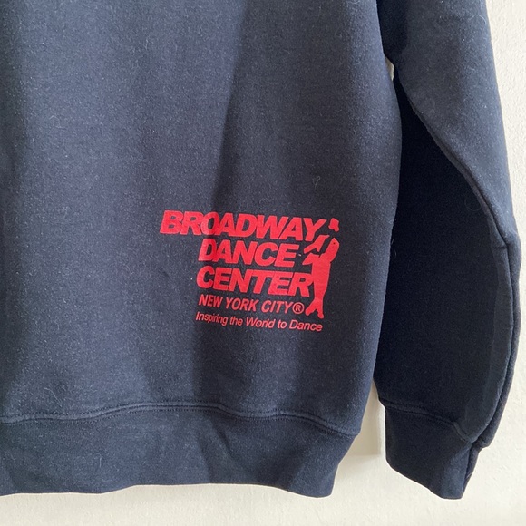 Vintage Broadway Dance Center NYC black crewneck BDCNYC Small - Picture 6 of 6